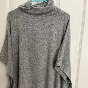 5/$25 ◀️ Lou Gray For LOFT Sweater Cowl Neck Poncho - Size M